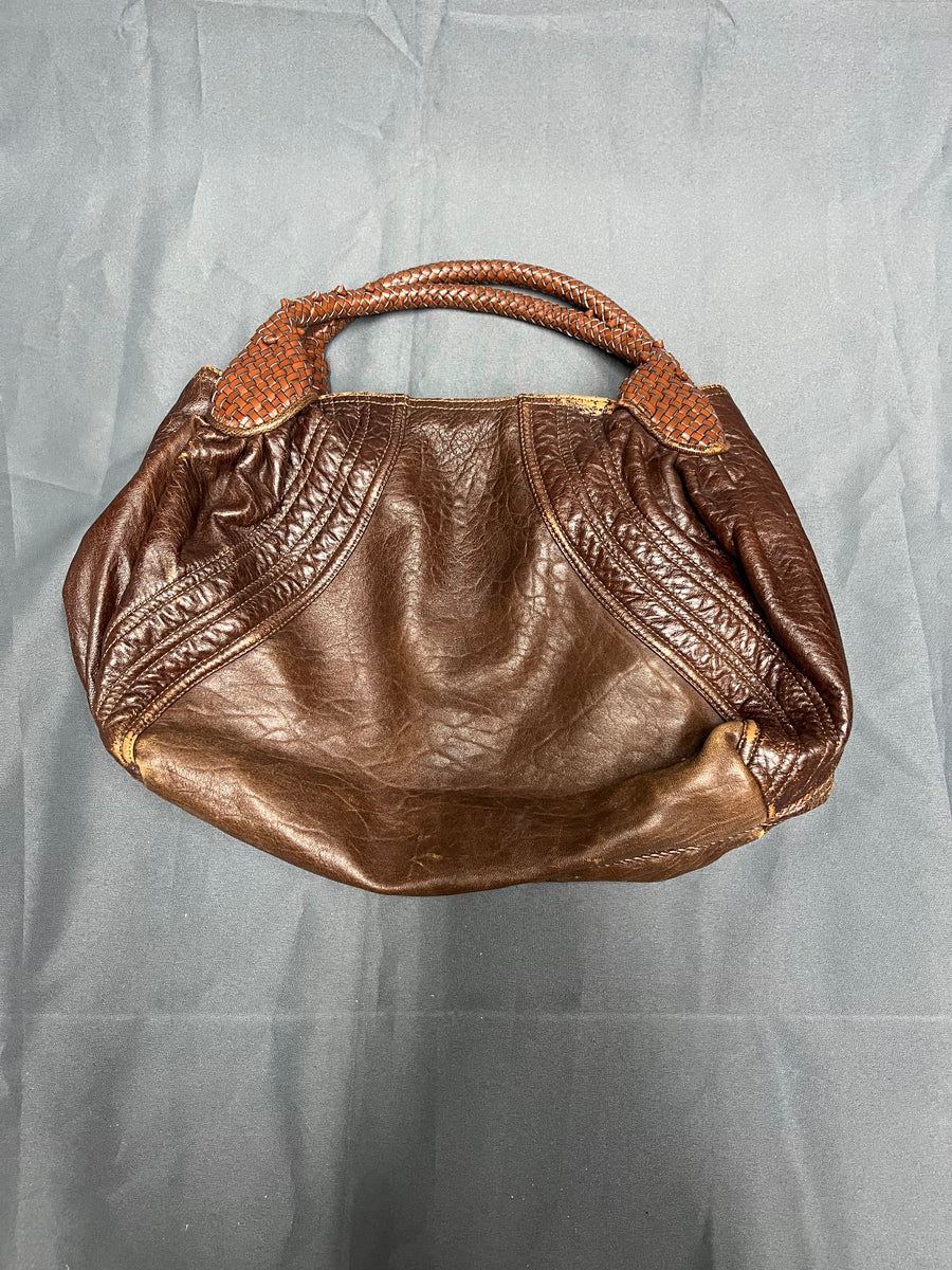 Vintage FENDI Spy Brown Authentic Leather Boho Bag – Eclectic Inventory