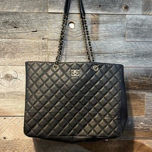 Chanel Classic CC Caviar Large Shopping Tote