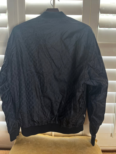 Gucci GG Pattern Reversible Bomber Jacket