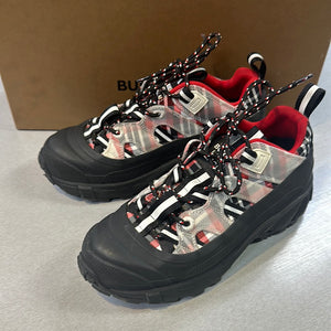Burberry Arthur Black and Red Sneakers