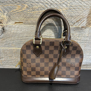 Louis Vuitton  Damier Ebene Alma Mini BB Bag