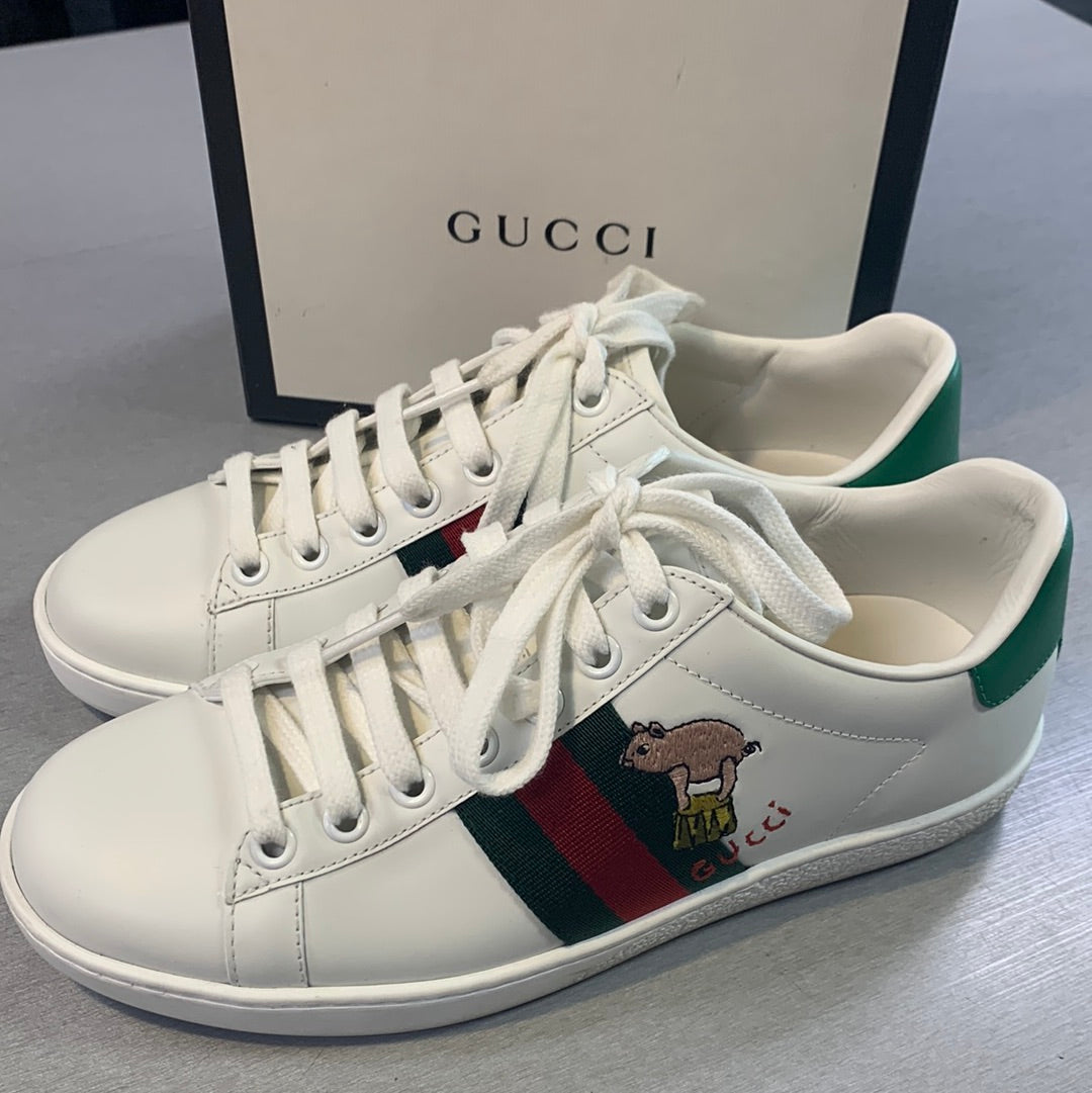 Gucci Kitten Pig Ace Sneaker