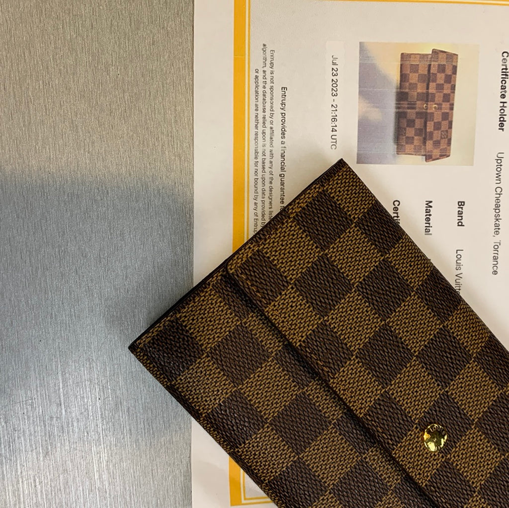 Louis Vuitton 2012 Damier Ebene International Wallet