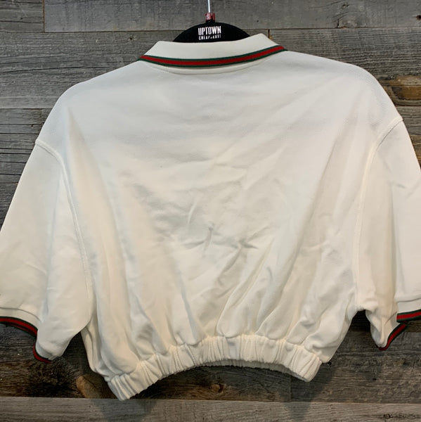 Gucci Cotton Piquet Polo Shirt with Web
