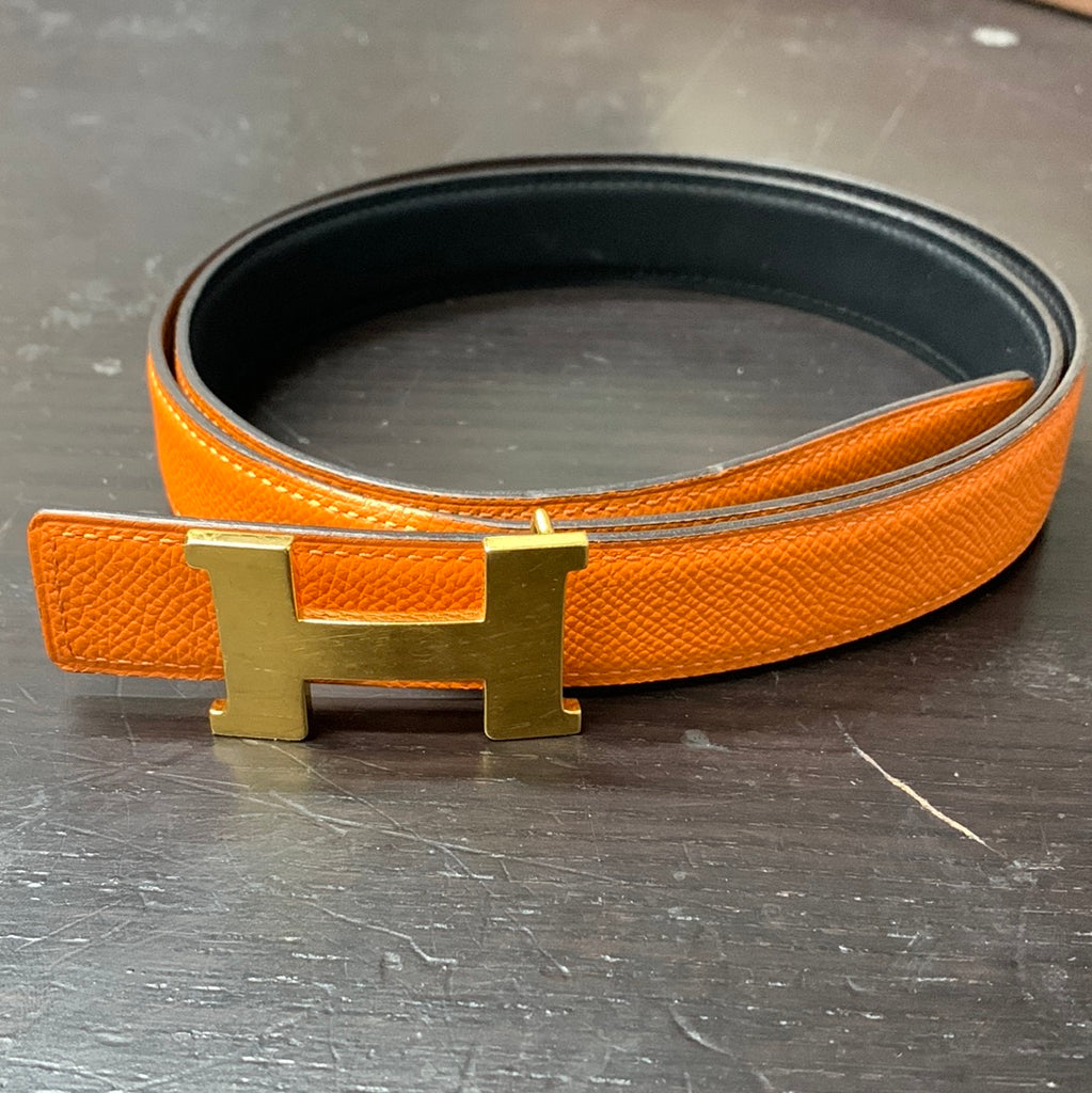 Hermes Constance Reversible Leather Belt