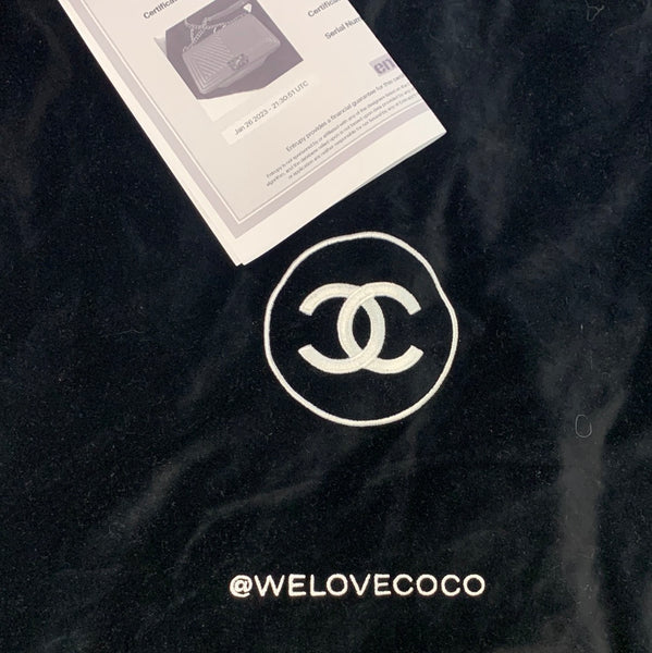Chanel Chevron Quilted Medium Boy Bag