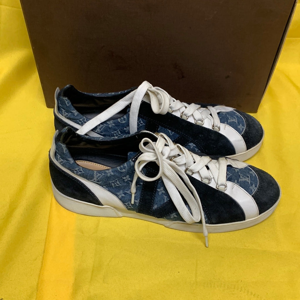 Louis Vuitton Louis Vuitton Trainer Monogram Denim  Size 11 Available For  Immediate Sale At Sotheby's