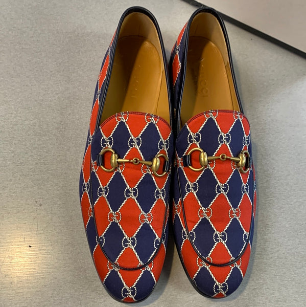 Gucci Princetown GG Rhombus Chain Loafer