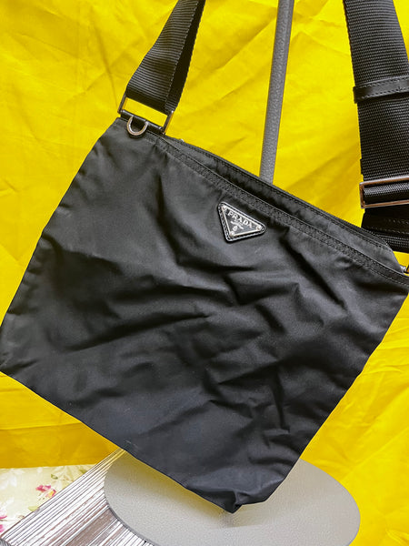 Prada Nylon Crossbody Messenger Bag