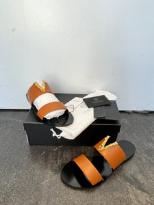 Versace Vertus Flat Sandals