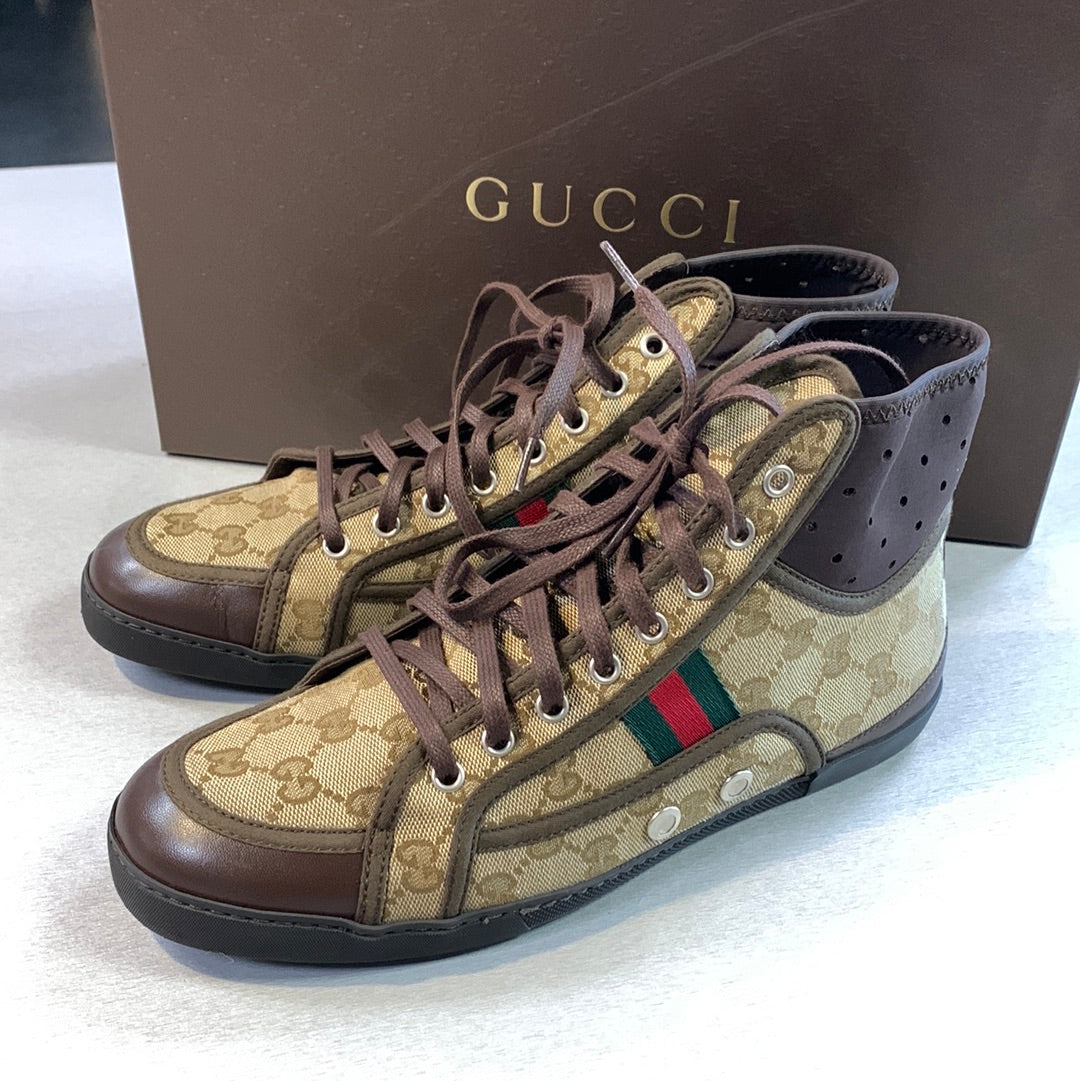 Gucci California Striped High top sneaker