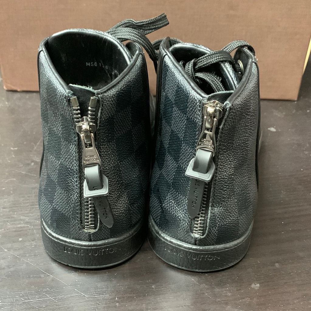 Louis Vuitton boots in graphite damier - DOWNTOWN UPTOWN Genève