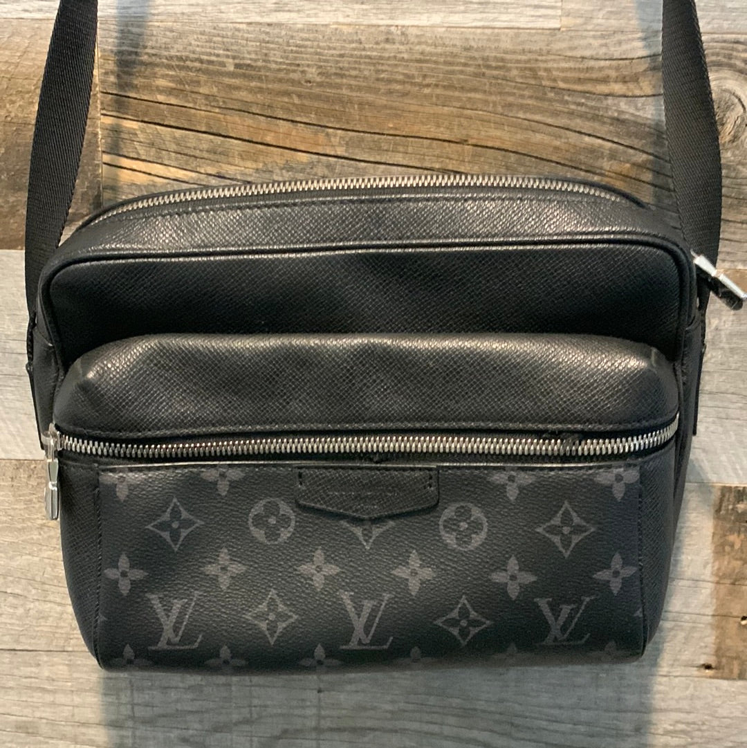 Louis Vuitton Monogram Eclipse Taiga Messenger Bag