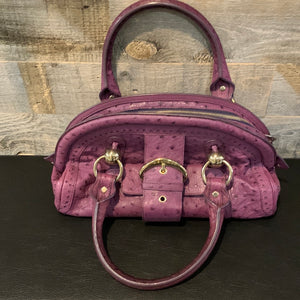 Celine Ostrich Leather Handbag