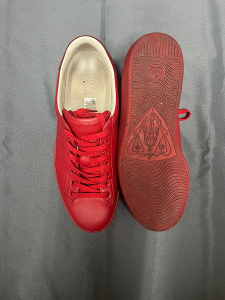 Gucci Ace Perforated Interlocking G Sneakers