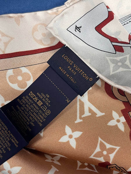 Louis Vuitton Monogram Confidential Square 90 Silk Scarf