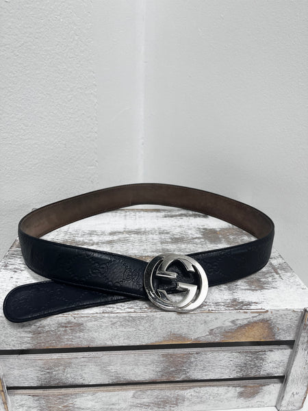 Gucci Guccisima Leather Belt