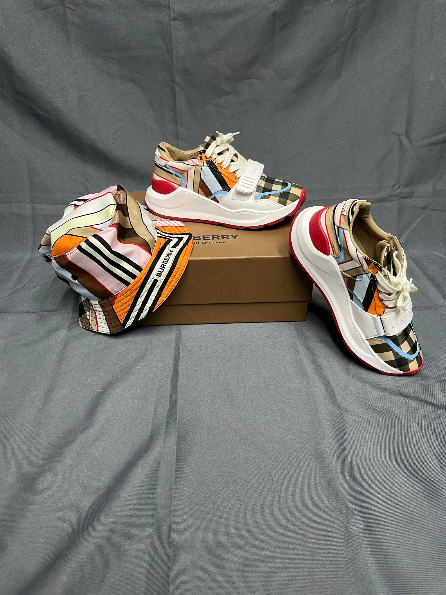 Burberry Icon Stripe Color-block Sneakers