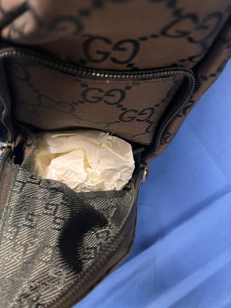 Gucci Nylon Monogram Extra Large Satchel Diaper Bag